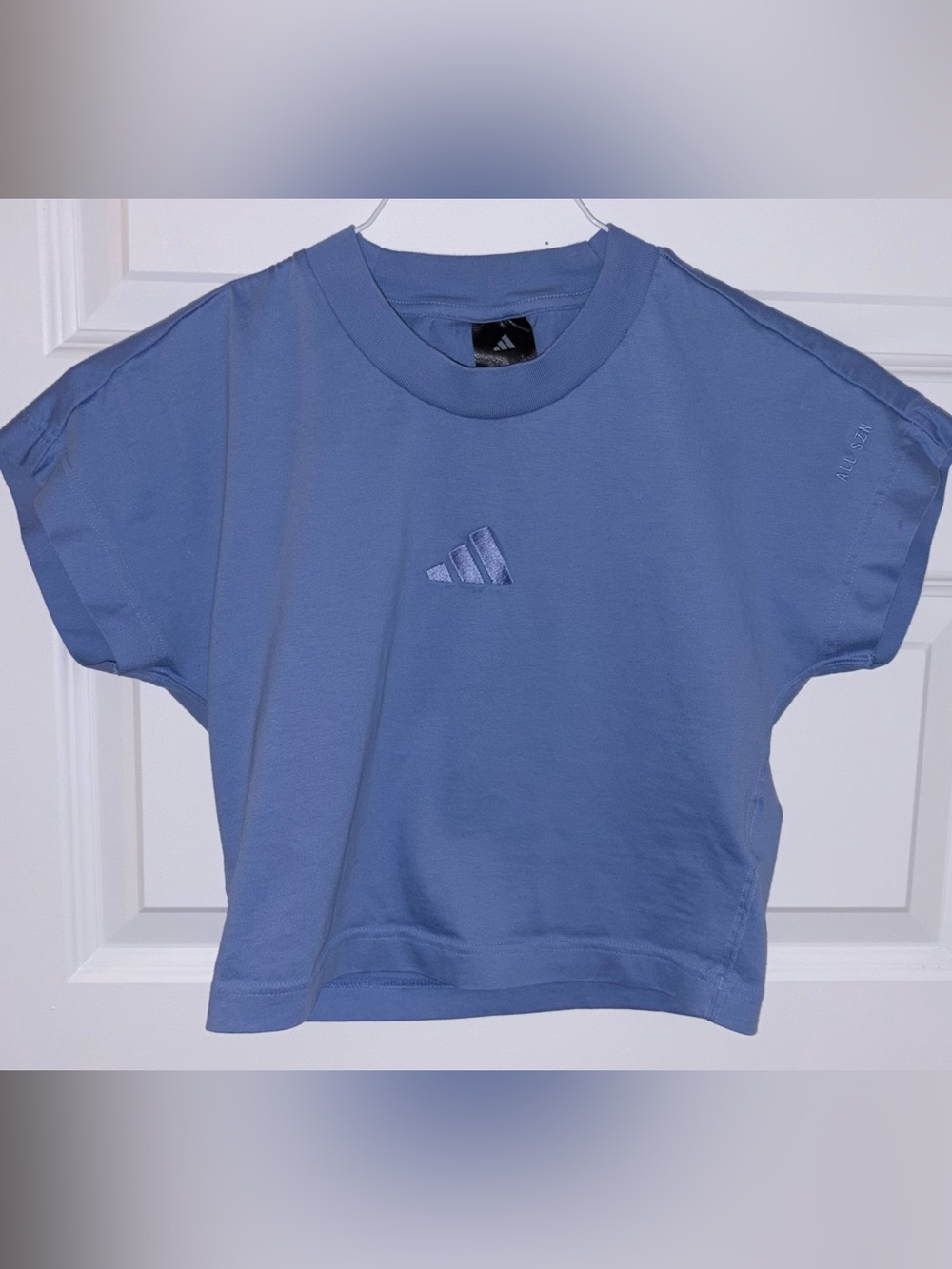 Adidas Blue Crop Tee